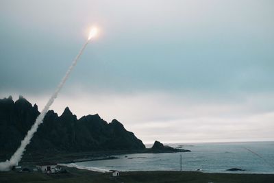 Fra testfyringa av GLSDB på Andøya i slutten av september.