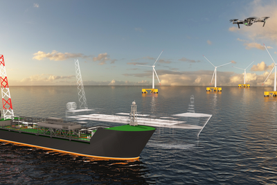 Aker Solutions ser for seg at en ubemannet FPSO kan se ut som dette.