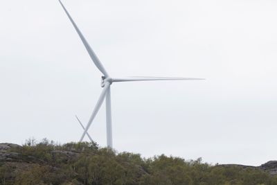 Vindmøllene i Eigersund kommune i Rogaland er allerede bygget, men mange rundt om i landet er negative til planen om å bygge vindmøller i deres nærmiljø.