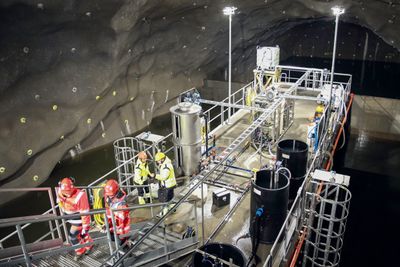 Inne i Bjørnegårdstunnelen i Sandvika testes de tre ulike teknologiene som kan bli løsningen i de nye tunnelene på E18 Vestkorridoren. 