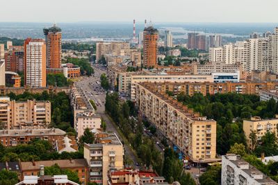 Kyiv, Ukrainas hovedstad, med nesten tre millioner innbyggere. 