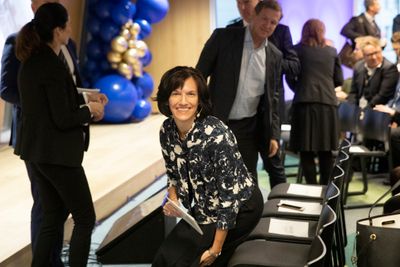 Kimberly Lein-Mathisen, administrerende direktør i Microsoft Norge, under lansering av selskapets datasenterregioner i Norge.