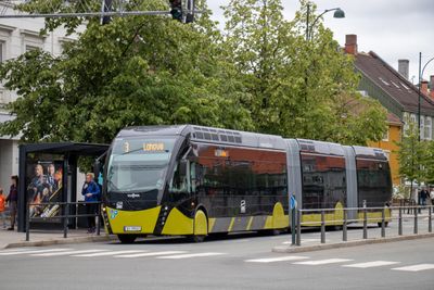 Metrobussen i Trondheim.