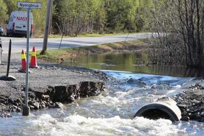 Flom i små nedbørfelt er et økende problem for infrastruktur ved veier og jernbane. 