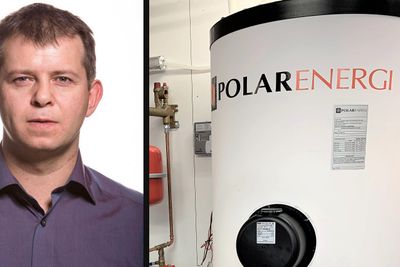 Lars Hansen fikk ideen til det nye varmepumpe-systemet i 2003. Tankene til Polar Energi produseres i Abruzzo-regionen i Italia.