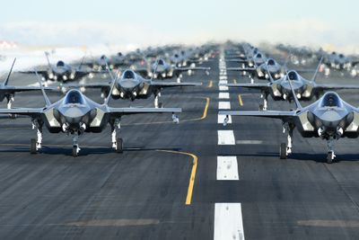 Hele 52 F-35A var samlet på rullenbanen på flybasen Hill samtidig i forbindelse med «Combat Power Exercise» i januar i år.