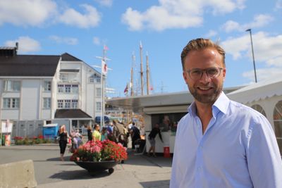 Digitaliseringsminister Nikolai Astrup på Arendalsuka i fjor. 