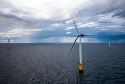 Buchan, Skottland 20170815. Equinors Hywind Buchan vindmølleanlegg  utenfor Skottland-Foto: Øyvinf Gravås / Equinor / NTB scanpix