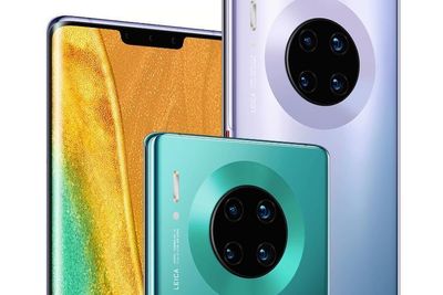 Bildet viser Huawei-toppmodellen Mate 30 Pro.