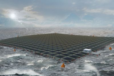 Equnior samarbeider nå med Moss Maritime om å teste ut solcellepanel offshore.