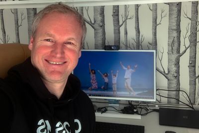 Konsernsjef i Sysco, Dagfinn Ringås, jobber fra sitt hjemmekontor på Nesøya i Asker.