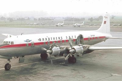 DC-6B-flyet LN-SUB fløy for Braathens SAFE i perioden 1962-1971.