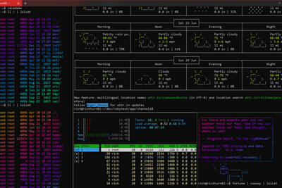 Selv om Windows Subsystem for Linux i utgangspunkter er begrenset til konsollvinduet, er det mange muligheter for kreative oppsett.  Illustrasjonsfoto.