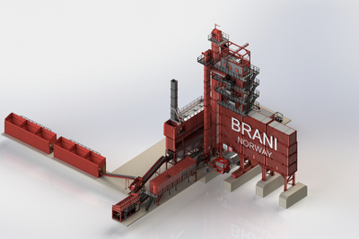 Det nye  asfaltverket, av typen Lintec Linnhoff CSE 3000, er nå under ferdigstillelse hos Lintec Linnhoff i Tyskland. 
