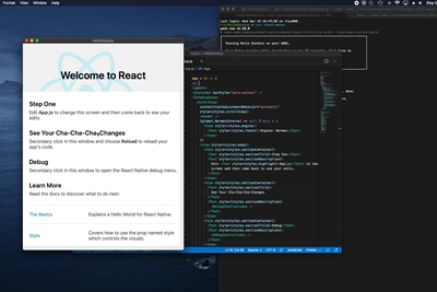 React Native kan nå brukes til å lage applikasjoner til både Windows og Mac OS, i tillegg til Android og IOS.