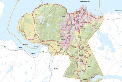 Driftskontrakten omfatter alle fylkesveiene i Trondheim kommune de neste åtte årene.