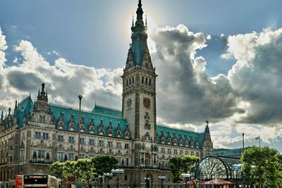 Rådhuset i Hamburg, Tyskland.
