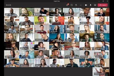 Microsoft Teams skal snart få støtte for visning av 49 samtidige deltakere, i tillegg til møtelederen, for eksempel en lærer.