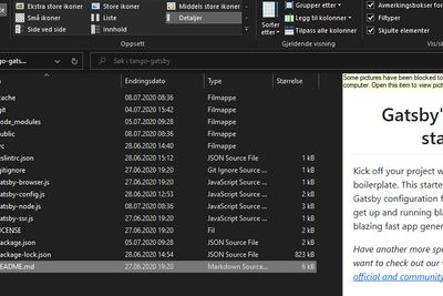 File Explorer Preview-funksjonen lar deg forhåndsvise .svg- og markdown-filer direkte i Utforsker.