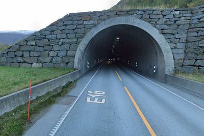 Borgundtunnelen er den lengste av E16-tunnelene som nå skal totalrenoveres.