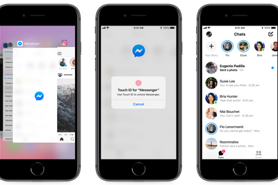 Nå skal du kunne låse Messenger ved hjelp av fingeravtrykk eller ansiktsgjenkjenning.