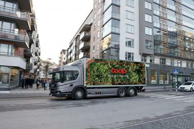 Nå blir elektrisk lastebil også å se i Stor-København. Bilen har en rekkevidde på 140 kilometer, og koster tre ganger så mye som en dieselversjon.