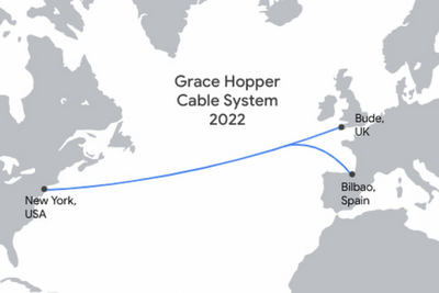 Grace Hopper er navnet på den undersjøiske fiberkabelen Google skal ha ferdig i 2022.  