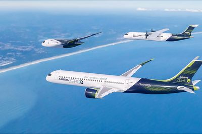 Tre hydrogenfly: Airbus lanserer tre ulike konsepter fly drevet med flytende hydrogen under merkenavnet AirbusZEROe.