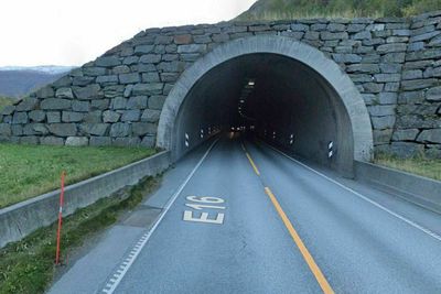 Borgundtunnelen er den lengste av E16-tunnelene som nå skal totalrenoveres.