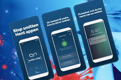 Den danske smittesporingsappen Smittestop, som den nye, norske Smittestopp-appen er basert på.