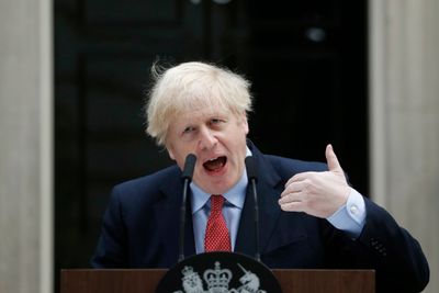 Storbritannias vindressurser er nærmest uendelige, sier statsminister Boris Johnson om den varslede satsingen.