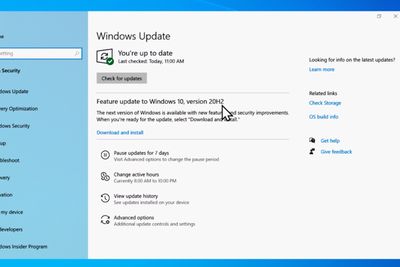 Windows 10, versjon 20H2, vil bli tilgjengelig via Windows Update. For mange vil det kunne ta uker eller måneder før dette skjer.