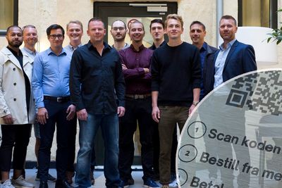 Foody-teamet: Tech-oppstarten med fire ansatte har fått god drahjelp fra IT-konsulentene i Bspoke.