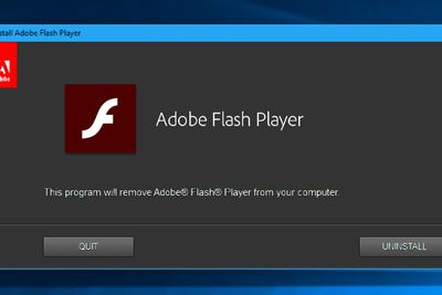Nå kan du avinstallere Flash Player som følger med Windows. Verktøyet ser riktignok ikke helt slik ut.