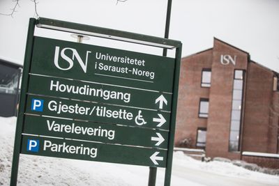 Universitetet i Sørøst-Norge har åtte campuser. Dette er fra campusen i Bø.