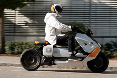 BMWs konseptscooter har utradisjonell design.