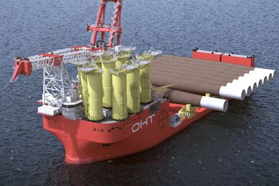 Offshore Heavy Transports Alfa Lift får hovedkran på 3000 tonn og 10 000 kvadratmeter «smartdekk» som kan ta 16 ekstra store mono-fundamenter eller ti understell på hver reise 