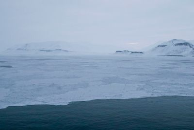  2019 ble det målt rekordhøye nivåer både av CO2 og av metan i atmosfæren over Norge. Her fra Svalbard. 