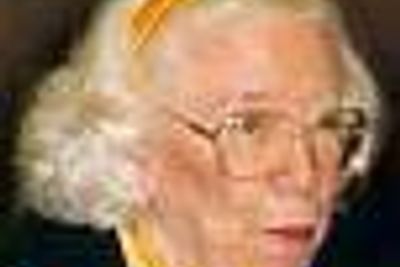 Frances Snyder Holberton fotografert under tildelingen av Augusta Ada Lovelace Award i 1997.