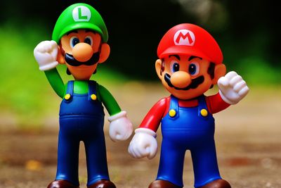 Mario (t.h.) og hans bror Luigi, kjent fra flere av Nintendos spill.