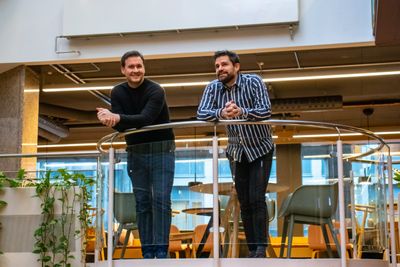 Tomas Torgersen og Erik Bugge er henholdsvis kommersiell direktør og daglig leder i Kobler, som utvikler teknologi for kontekstuell reklame.