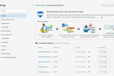 Microsoft Edge får passordgenerator og passordovervåkning.