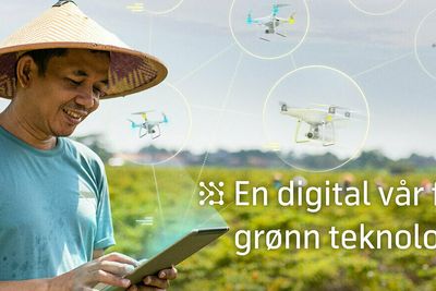 Telenor-forskerne tror vi vil se en digital vår for grønn teknologi, blant annet med økt bruk av roboter og droner i landbruket.