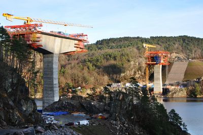 Strekningen E39 mellom Kristiansand og Mandal har mottatt internasjonal pris for gjennomført og god digitalisering. AF Gruppen bygger strekningen, Norconsult prosjekterer og Nye Veier er byggherre.