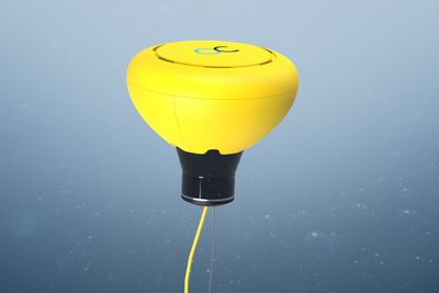 Denne lille bøya kan transportere store mengder data fra sensorer, bilder og video fra havbunnen. Den kan heves til overflaten for å sende dataene via fjernstyring fra land.