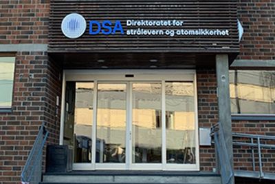 Direktoratet for strålevern og atomsikkerhet har kontorlokale i Bærum.