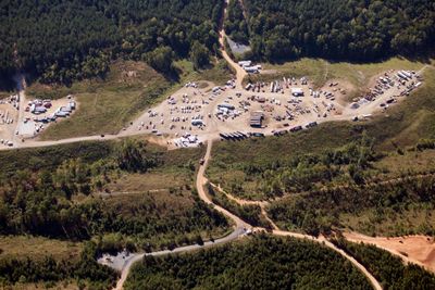 Colonial Pipelines anlegg i Helena, Alabama. Et stort rørledningsnett som transporterer drivstoff langs østkysten av USA, er rammet av dataangrep.