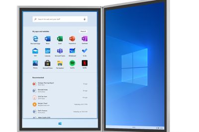 Windows 10X ble opprinnelig designet for enheter med to skjermer.