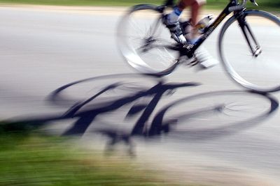 Syklist på sykkel