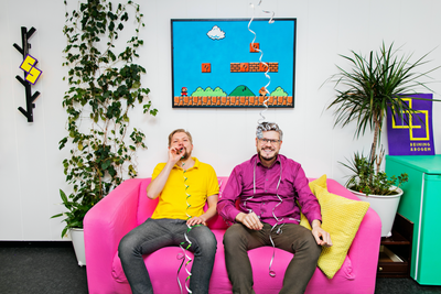 Håkon Bogen og Andreas Beining i appbyrået Beining & Bogen leter stadig etter nye utviklere. Et kriterie de etterspør er lidenskap. 